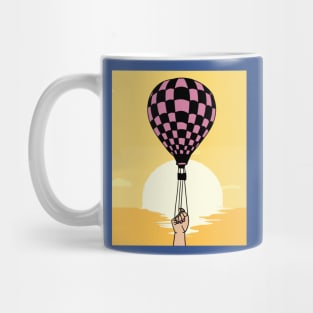 Retro Hot Air Balloons Balloon Ride Mug